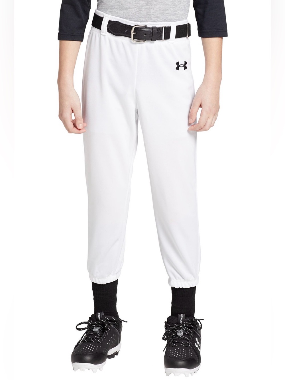 NWOT Under Armour - Boys White Baseball Pants